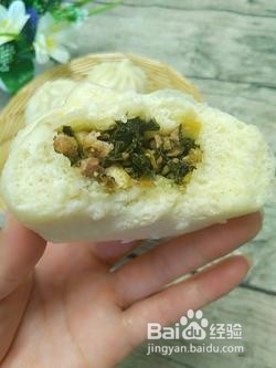 萝卜干菜包子