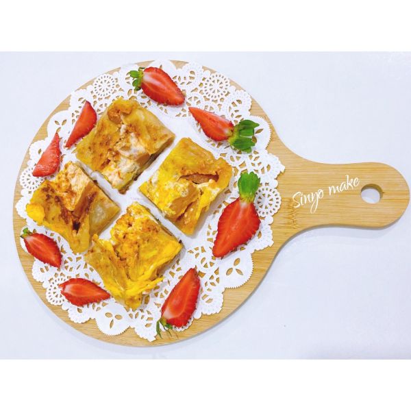 火腿鸡蛋手抓饼