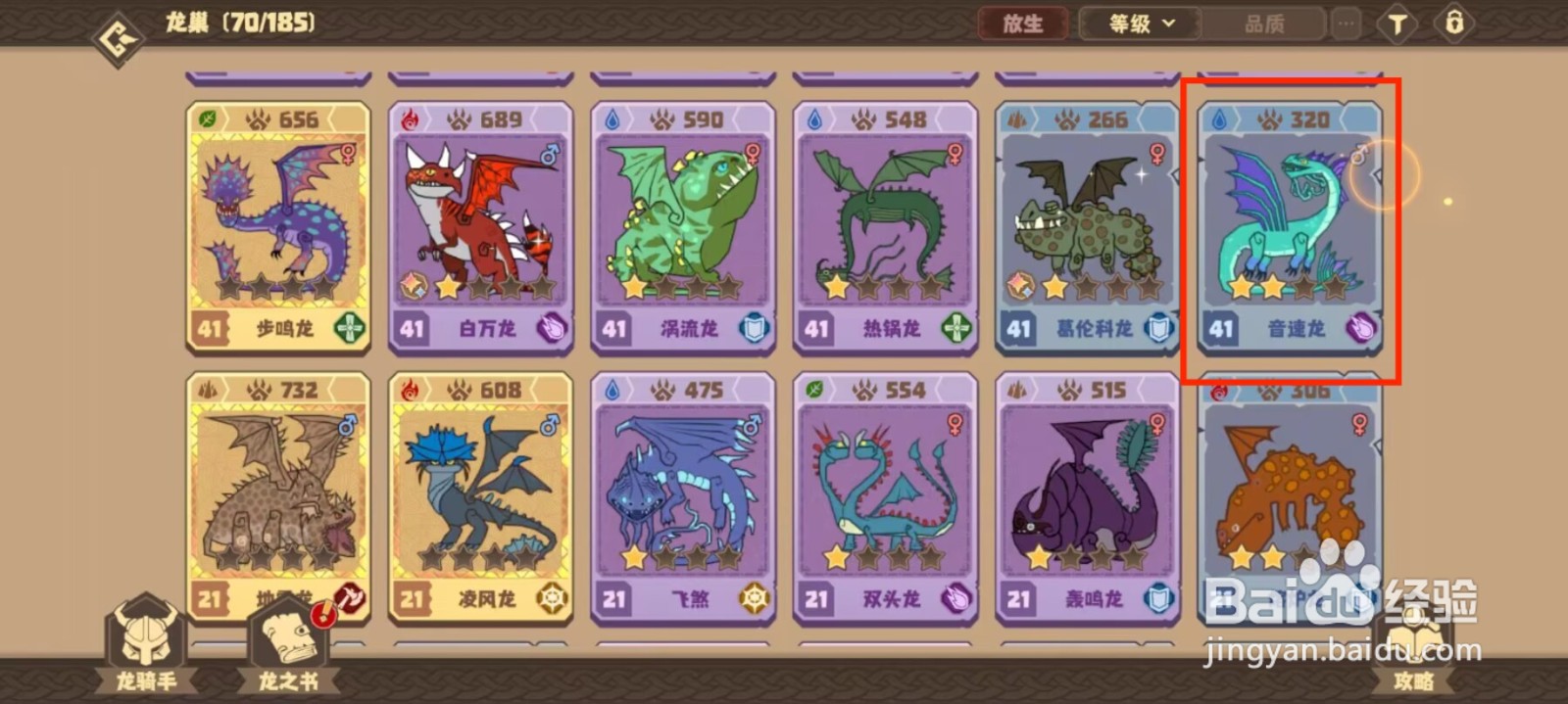 驯龙高手旅程在哪儿查看音速龙的默契队友?