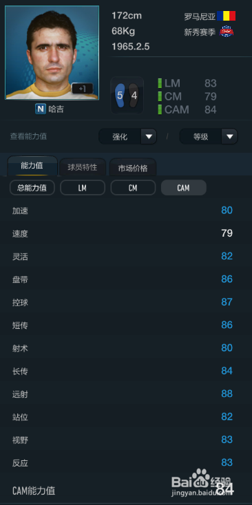 FIFA OL3新秀赛季球员推荐(进攻中场篇)