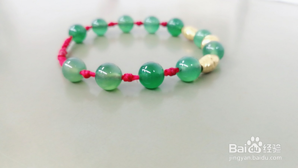 红豆手链编织教程