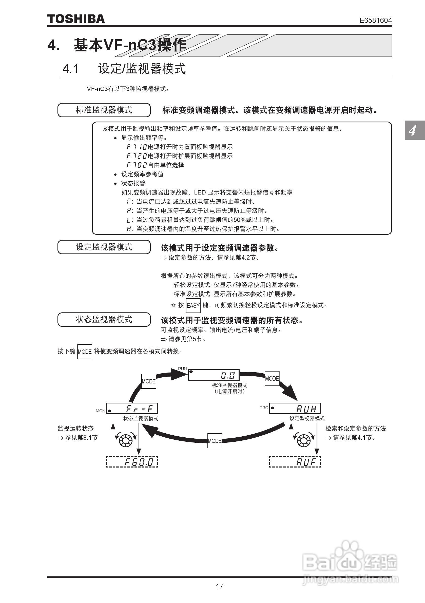 TOSHIBA工业用变频调速器VF-nC3使用说明书:[2]