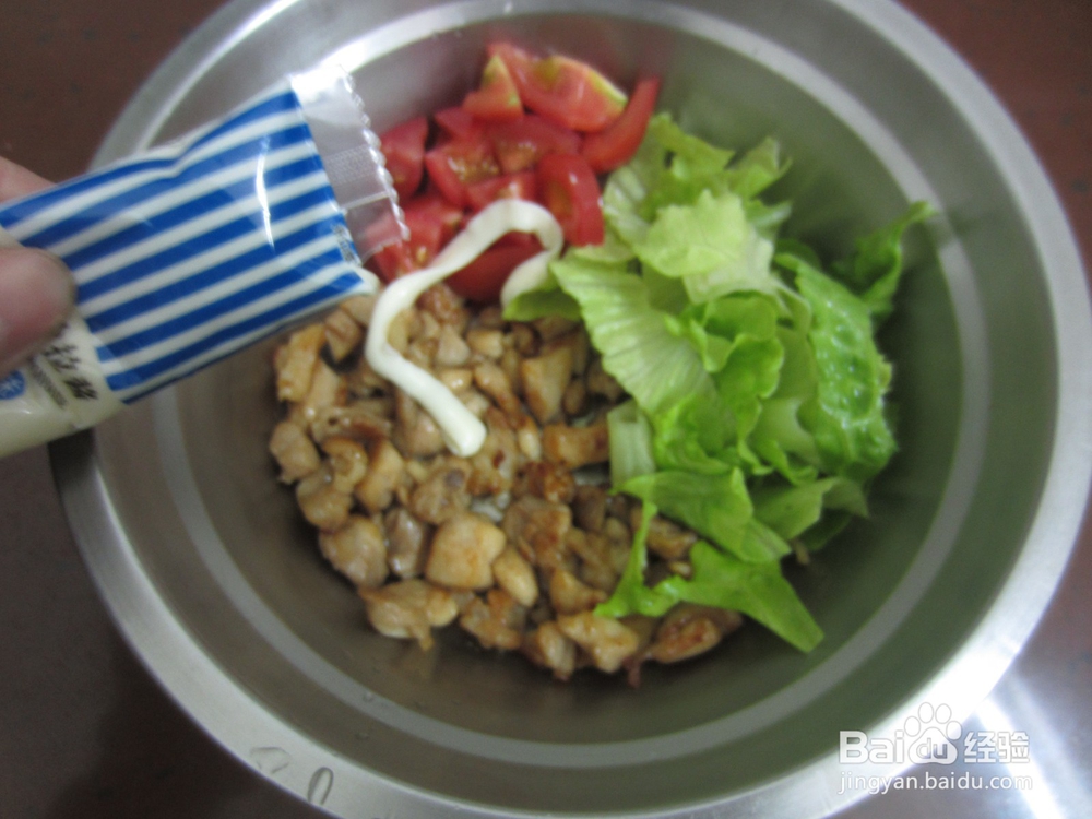 减脂鸡肉沙拉