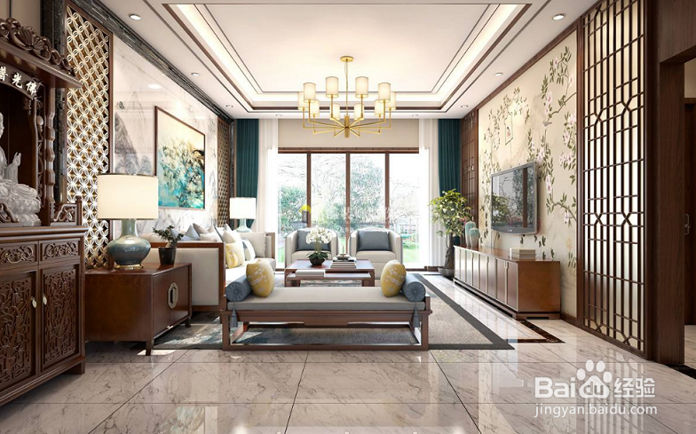 客厅装修,新中式风格4个灵魂标志