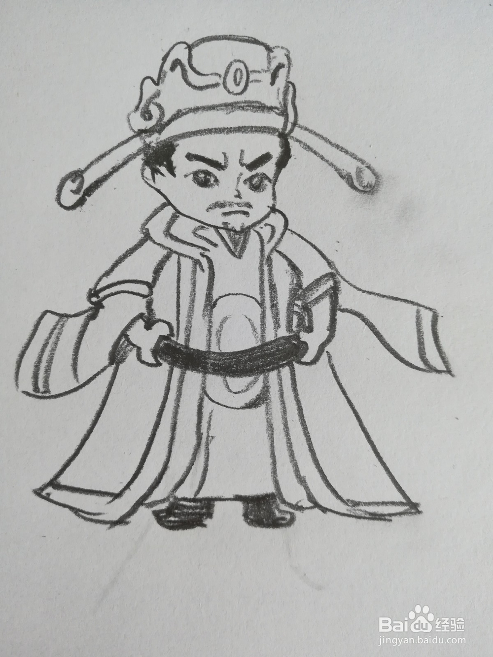 唐太宗漫画怎么画