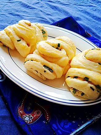 香葱花卷面包 百度经验