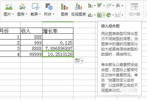 Excel中怎么制作柱状图和增长率折线图？