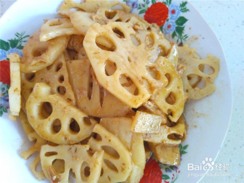 家常菜红烧肉藕片