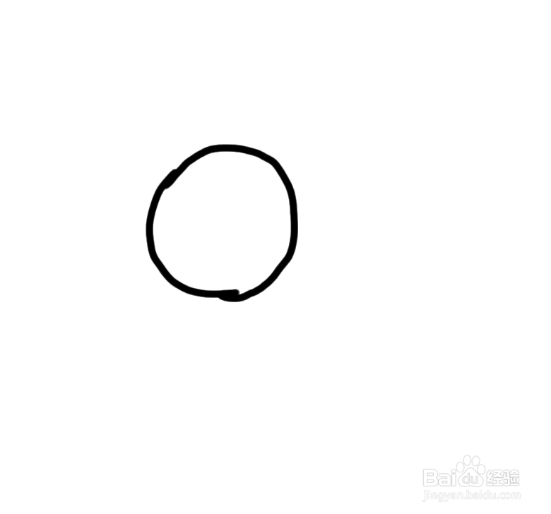 怎么画彩色简笔画卡通动物小鸭子?