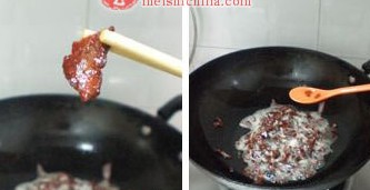 冬笋炒腊牛肉的做法