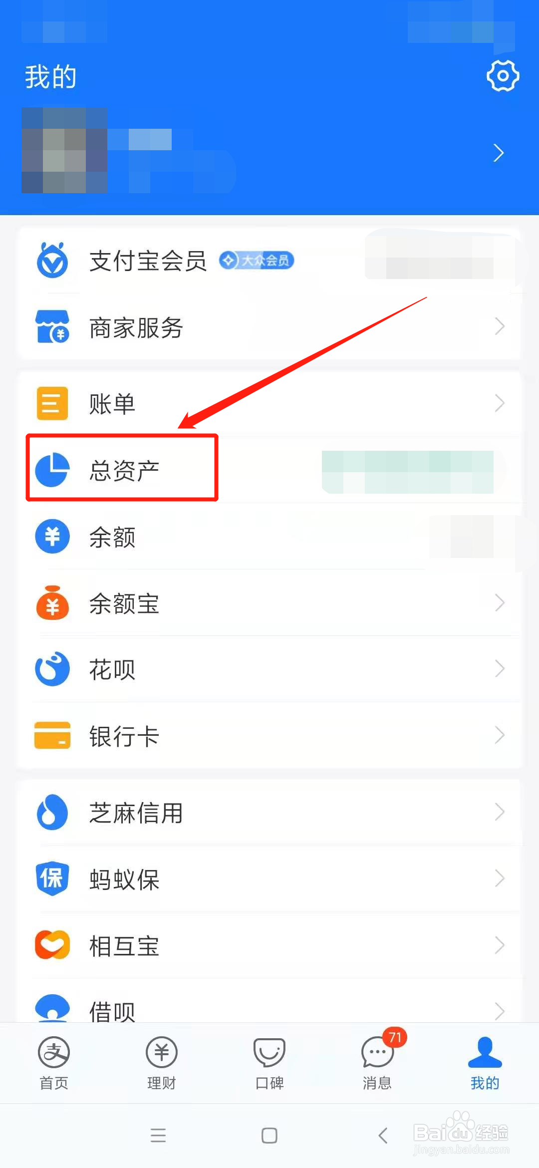 支付宝怎么查看总资产#百元挑战#
