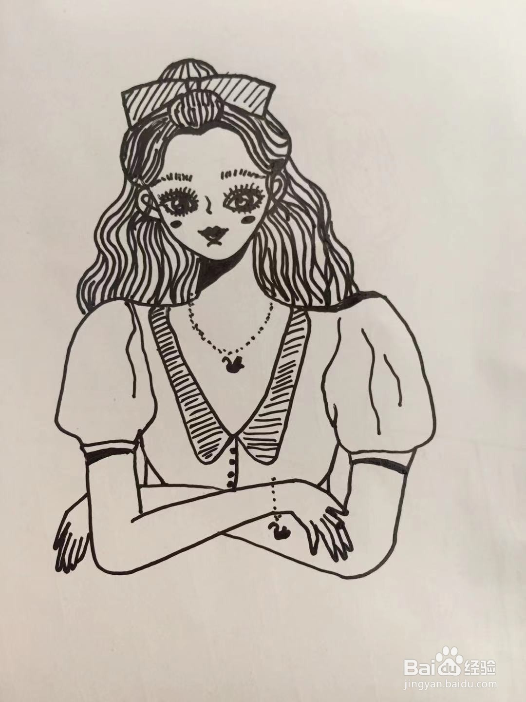 插画教程之金融学硕士爱莎