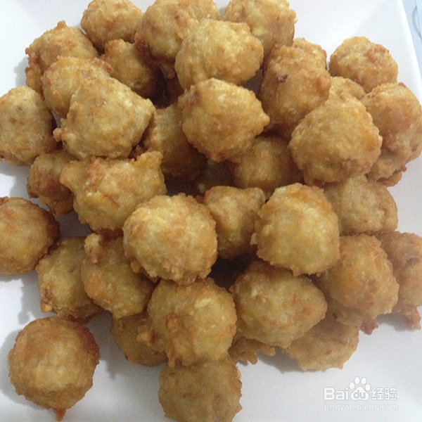 干炸丸子的做法