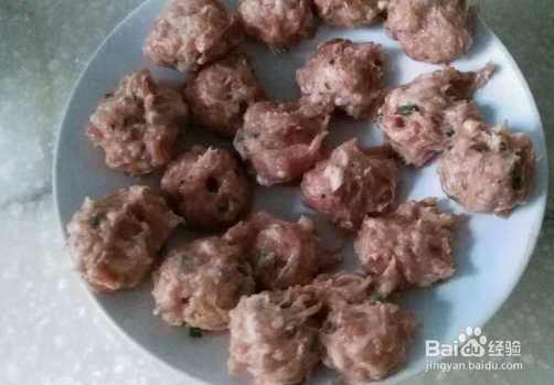 家庭版炸肉圆制作方法