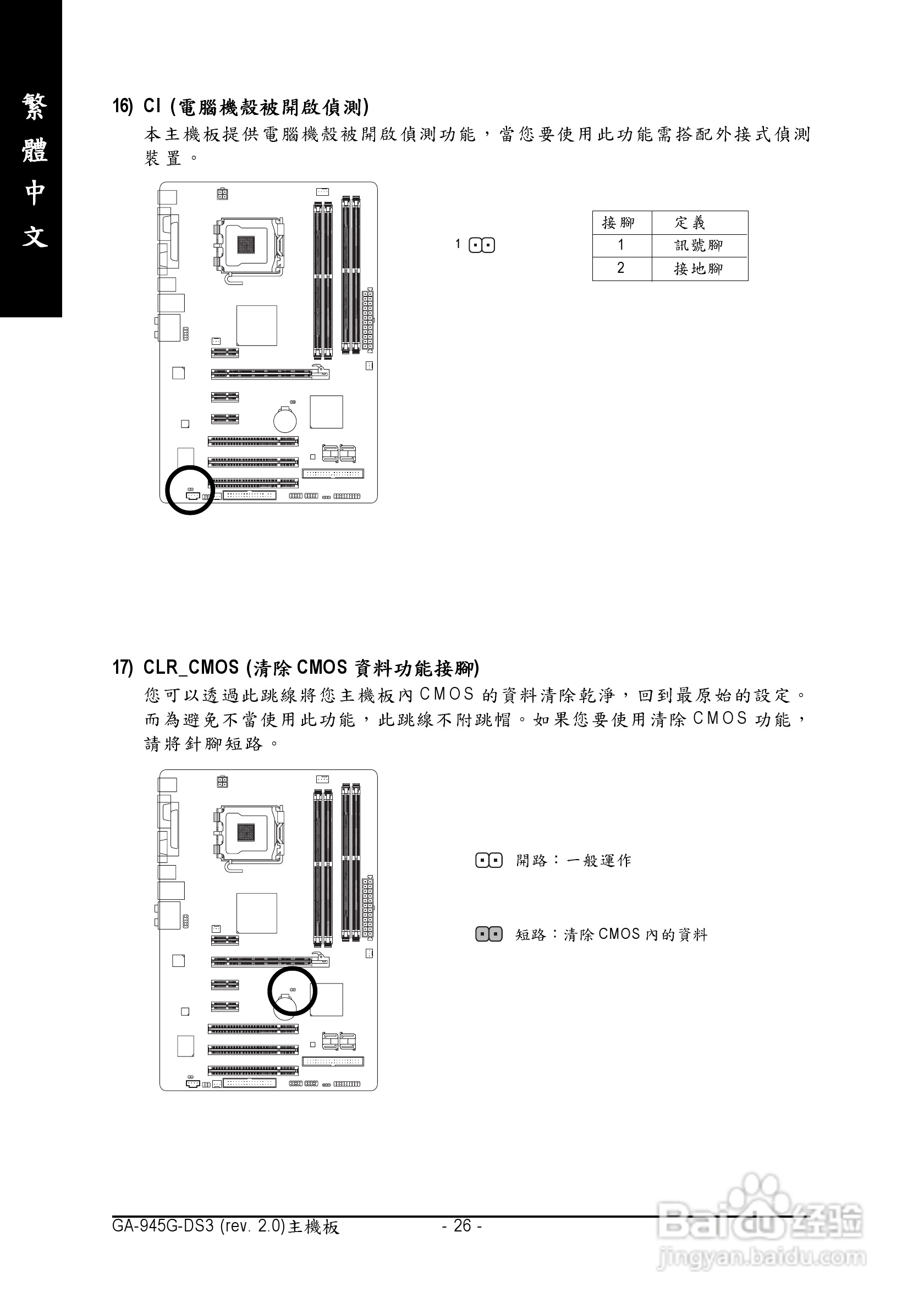 技嘉GA-945G-DS3 (rev. 2.0)型主板说明书:[3]