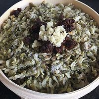 槐花麦饭的制作方法