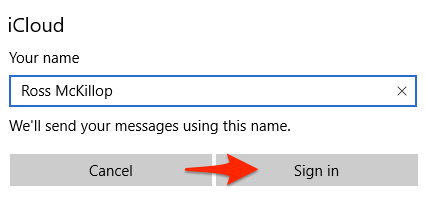 如何在windows10设置iCloud.com电子邮件