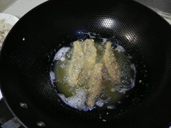 麦片裹炸小黄鱼