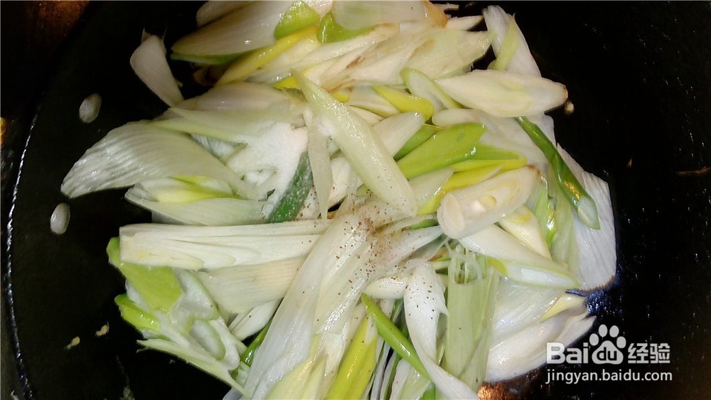 深秋的家常菜:蛋炒葱