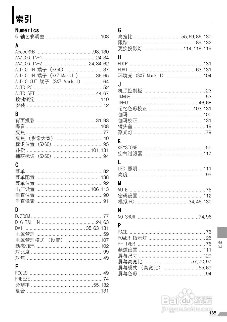 佳能SX7 MarkII投影仪使用说明书:[14]