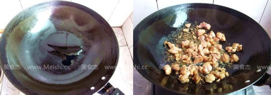 美味多彩面包鸡丁