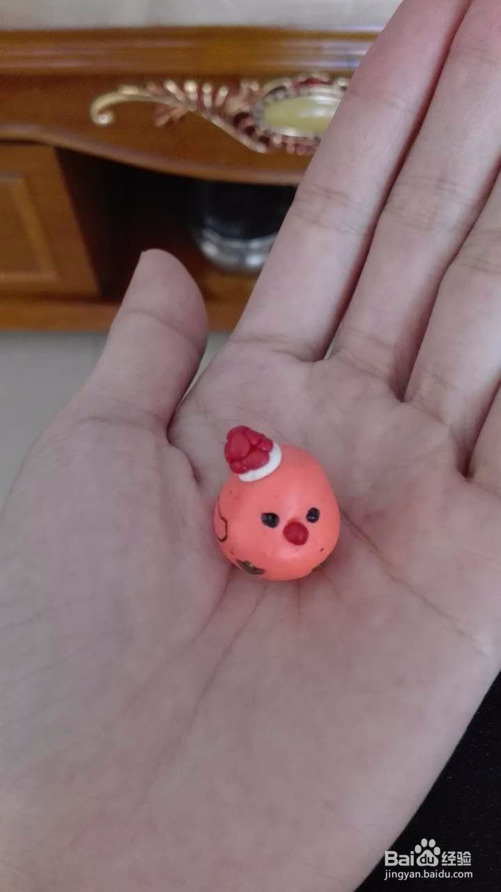 小鸡仔新年贺岁黏土做法