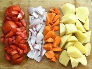 番茄土豆炖牛腩