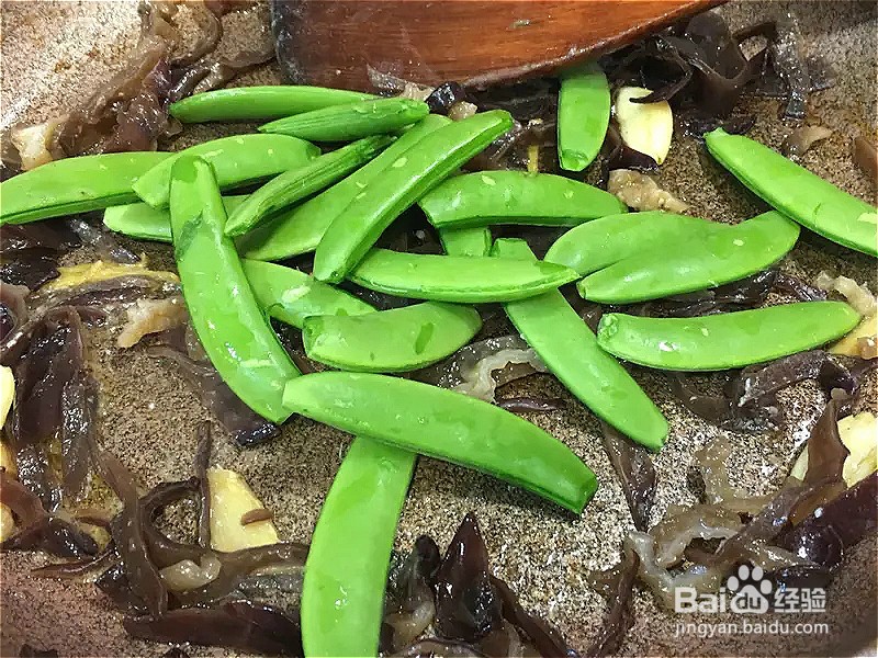 怎样做出家常菜系列之甜豆虾仁