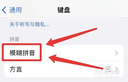 在哪激活苹果模糊拼音功能