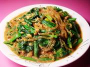菠菜肉末炖粉条