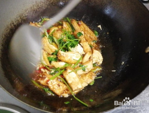 煎炒豆腐的做法