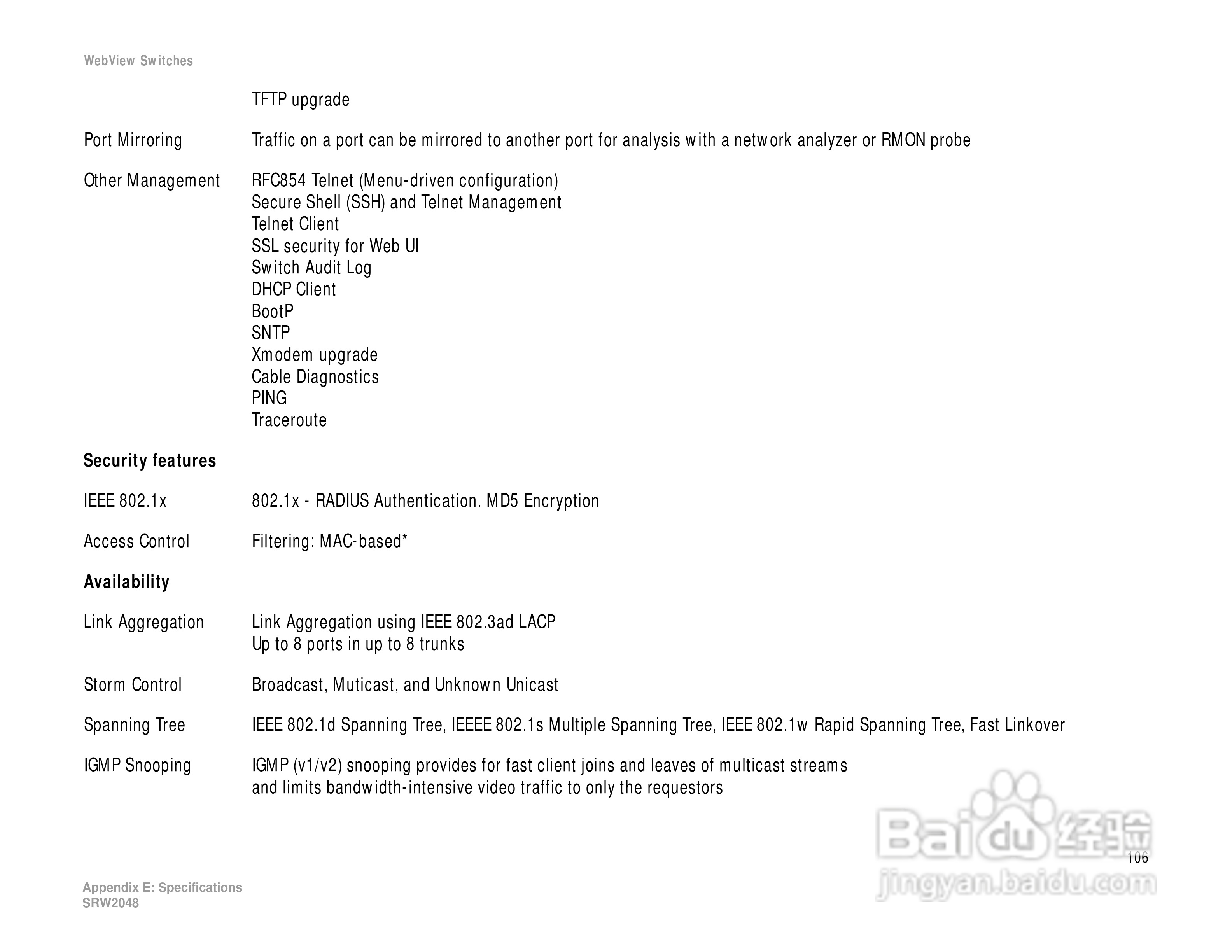 思科交换机SRW2048型使用说明书:[12]
