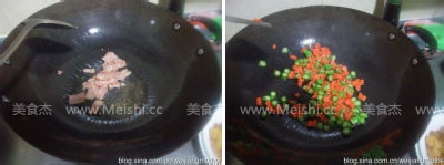 板栗鲜贝饭的做法