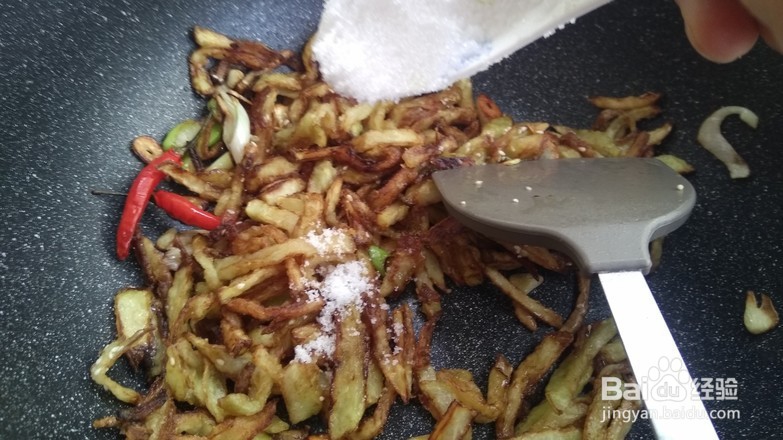 教你做干煸茄子丝
