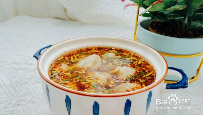 酸汤水饺的做法