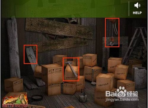 逃出老旧仓库攻略