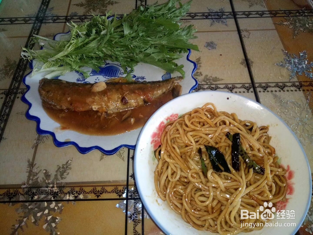 东北简易葱油面