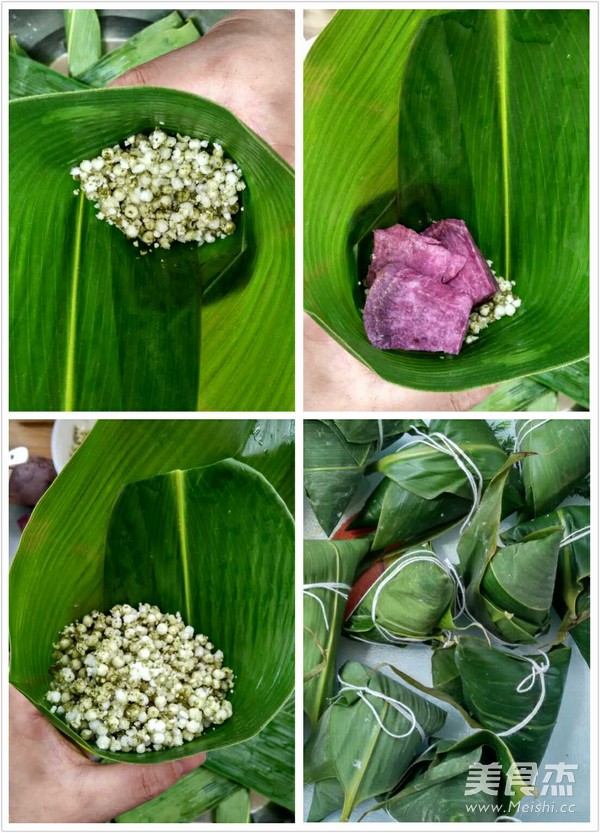 西米水晶粽的做法