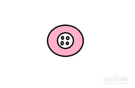 如何画钮扣的简笔画