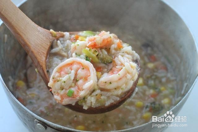 怎么做香菇蔬菜海鲜粥