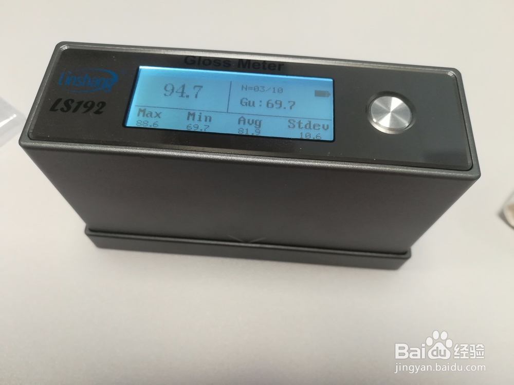 石材光泽度仪LS192显示请清洁标准板时解决经验