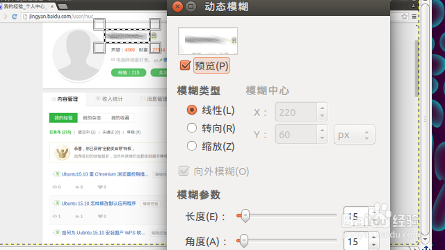 用 GIMP “模糊”滤镜处理经验插图中的敏感内容