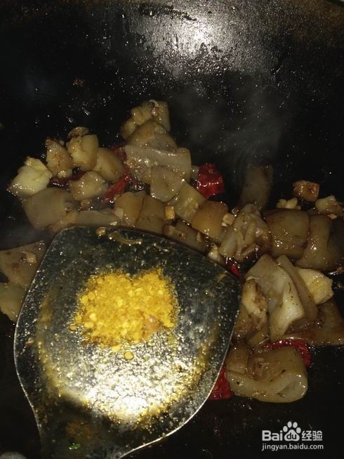 葱烧麻辣猪皮
