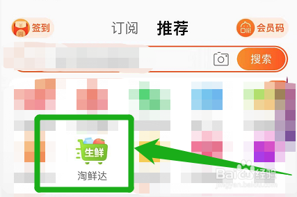 淘宝淘鲜达从哪里进