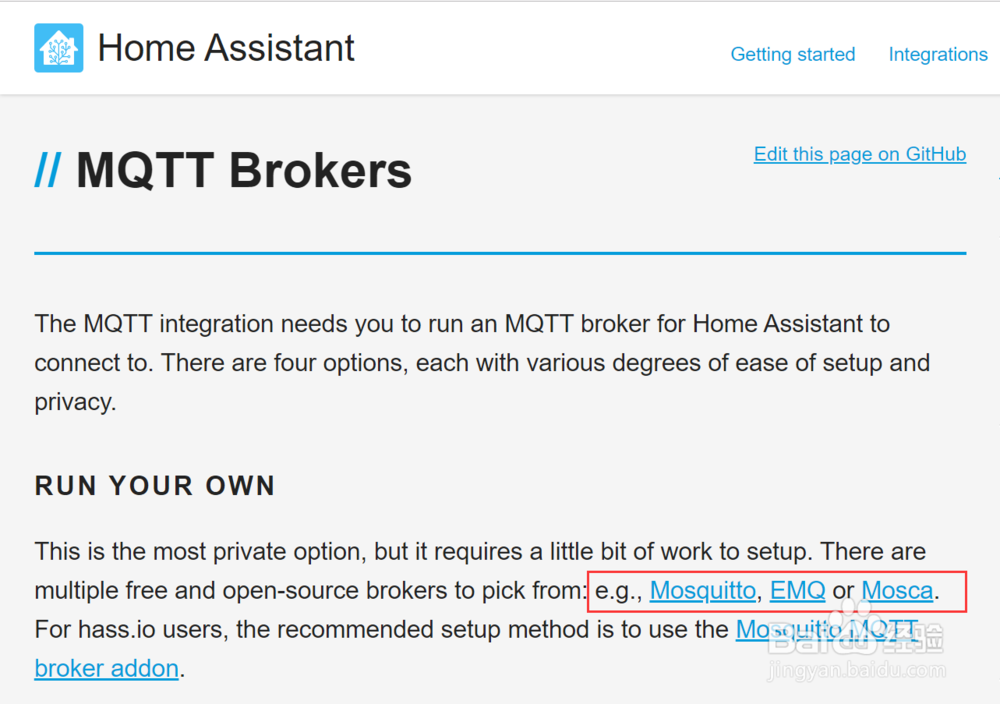 Home Assistant 0.101.3 如何集成 MQTT