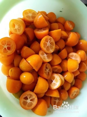 养生食补金桔蜜饯的做法