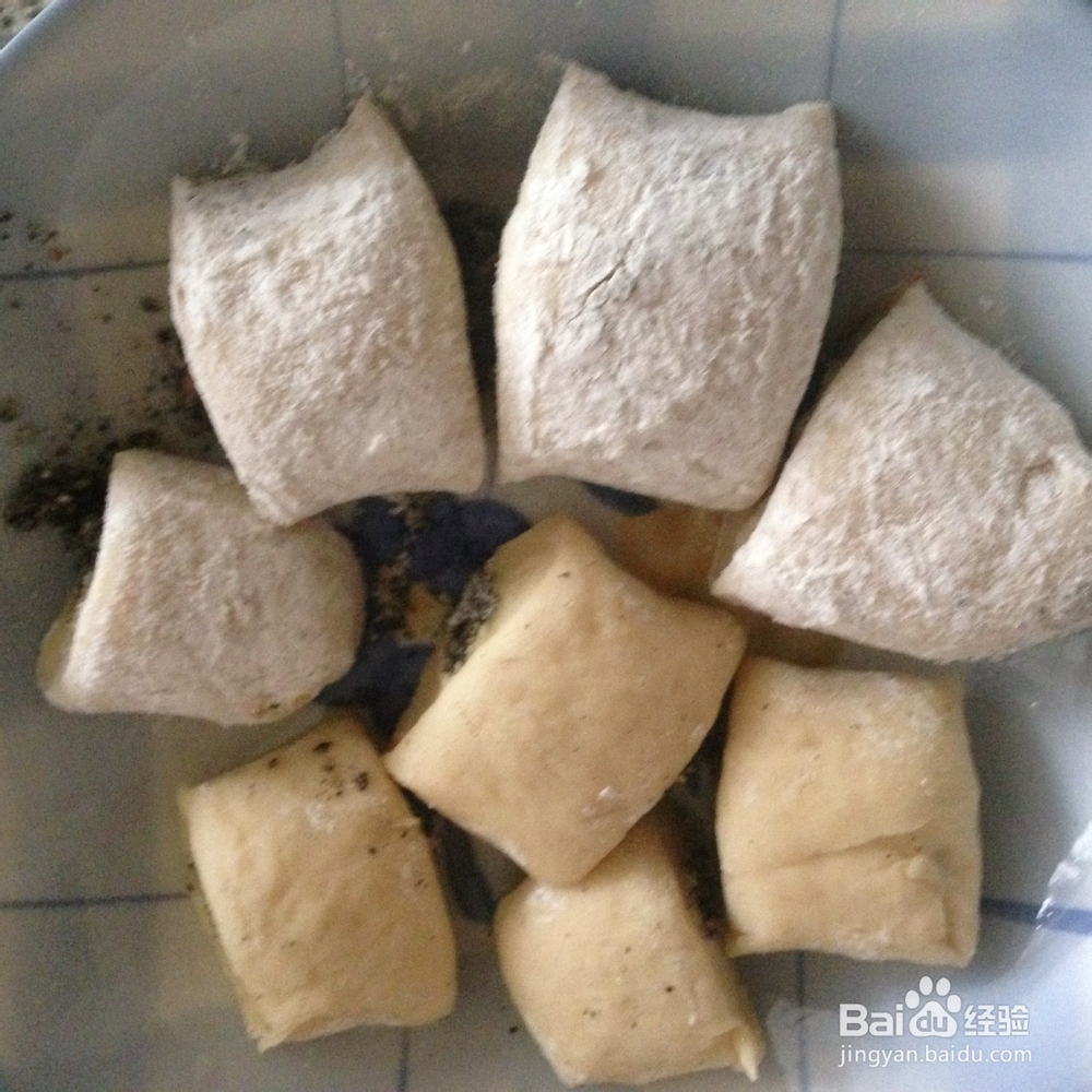 大年初一做包子之芝麻花生包子
