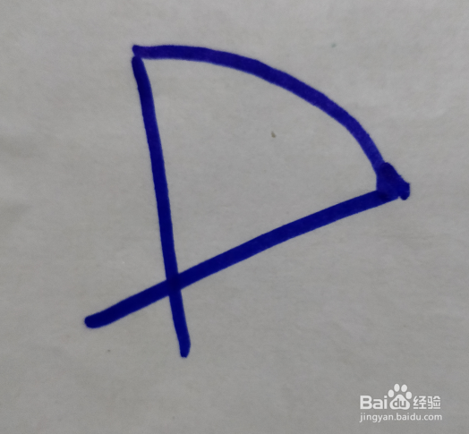 用简笔画怎么画一把折扇？