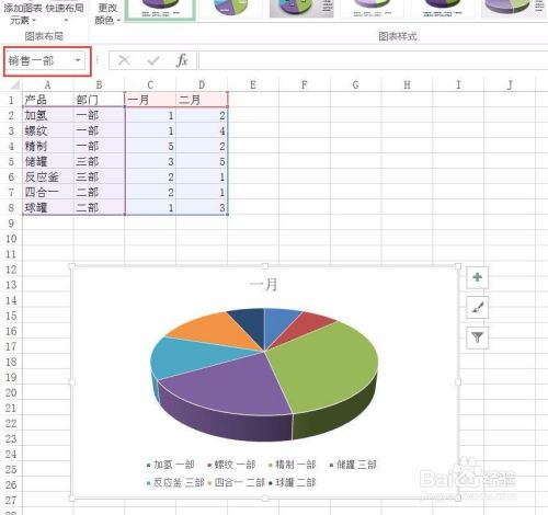 Excel 2016中如何对图表快速重命名