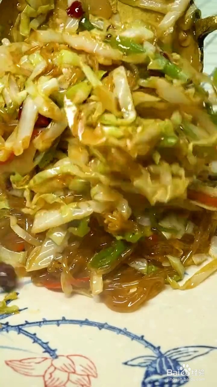 如何炒包菜粉条